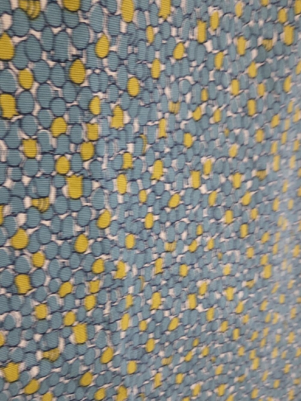 Talbots Teal Mini Skirt with Yellow Accents. - Picture 3 of 11